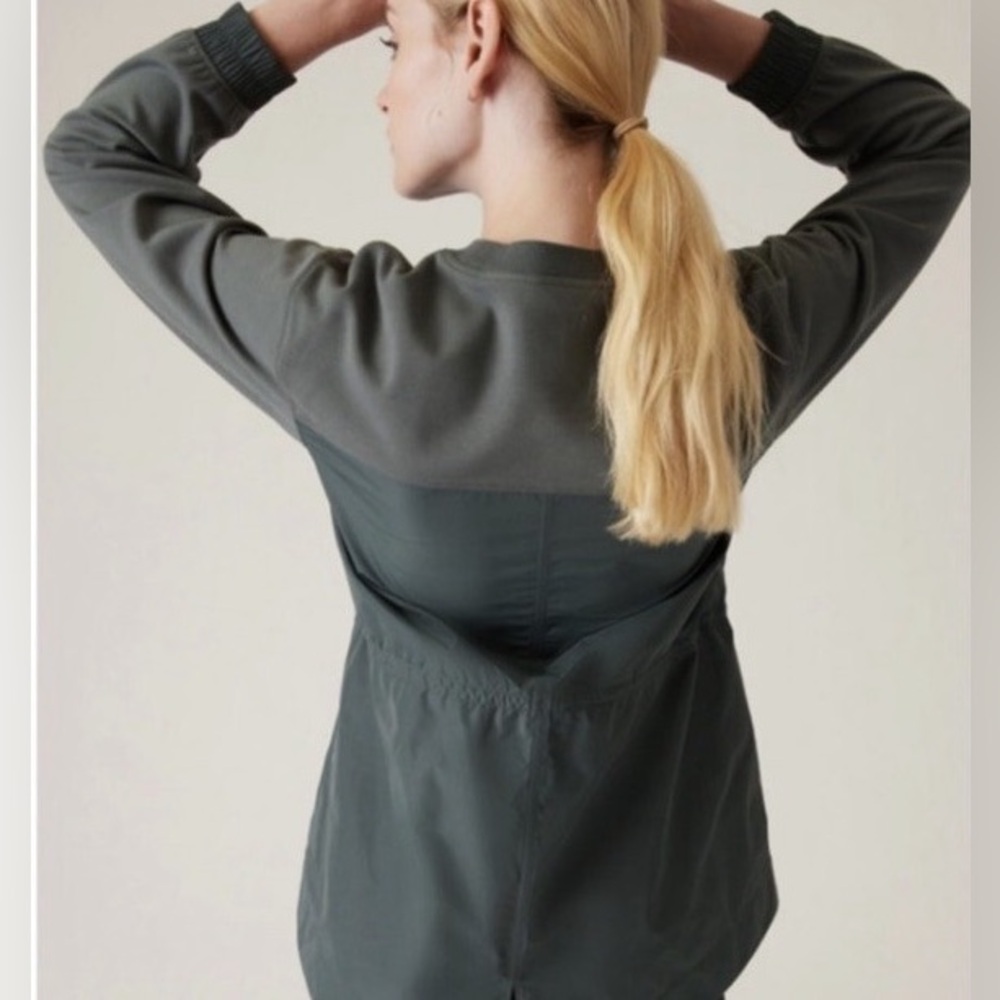 Athleta Triumph Hybrid Crewneck‎ Sweatshirt Size Small - Picture 2 of 4